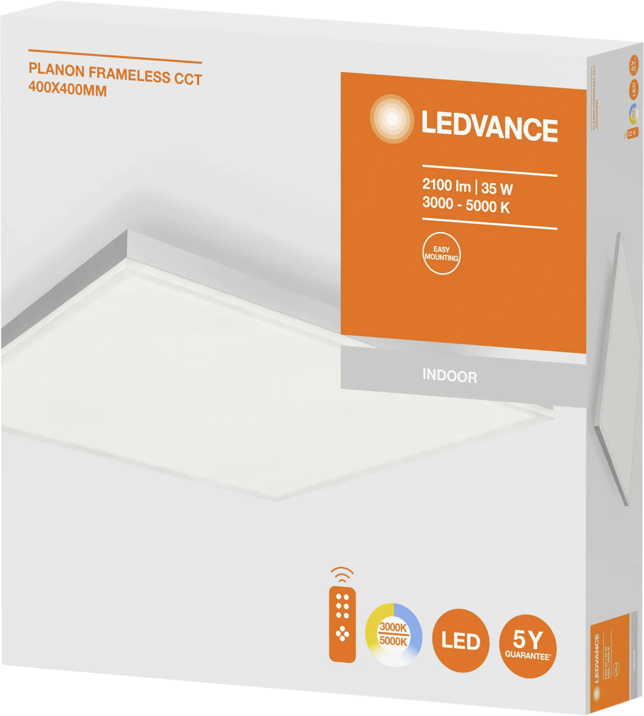 Ledvance LED Deckenleuchte Planon Frameless weiß 40x40 cm