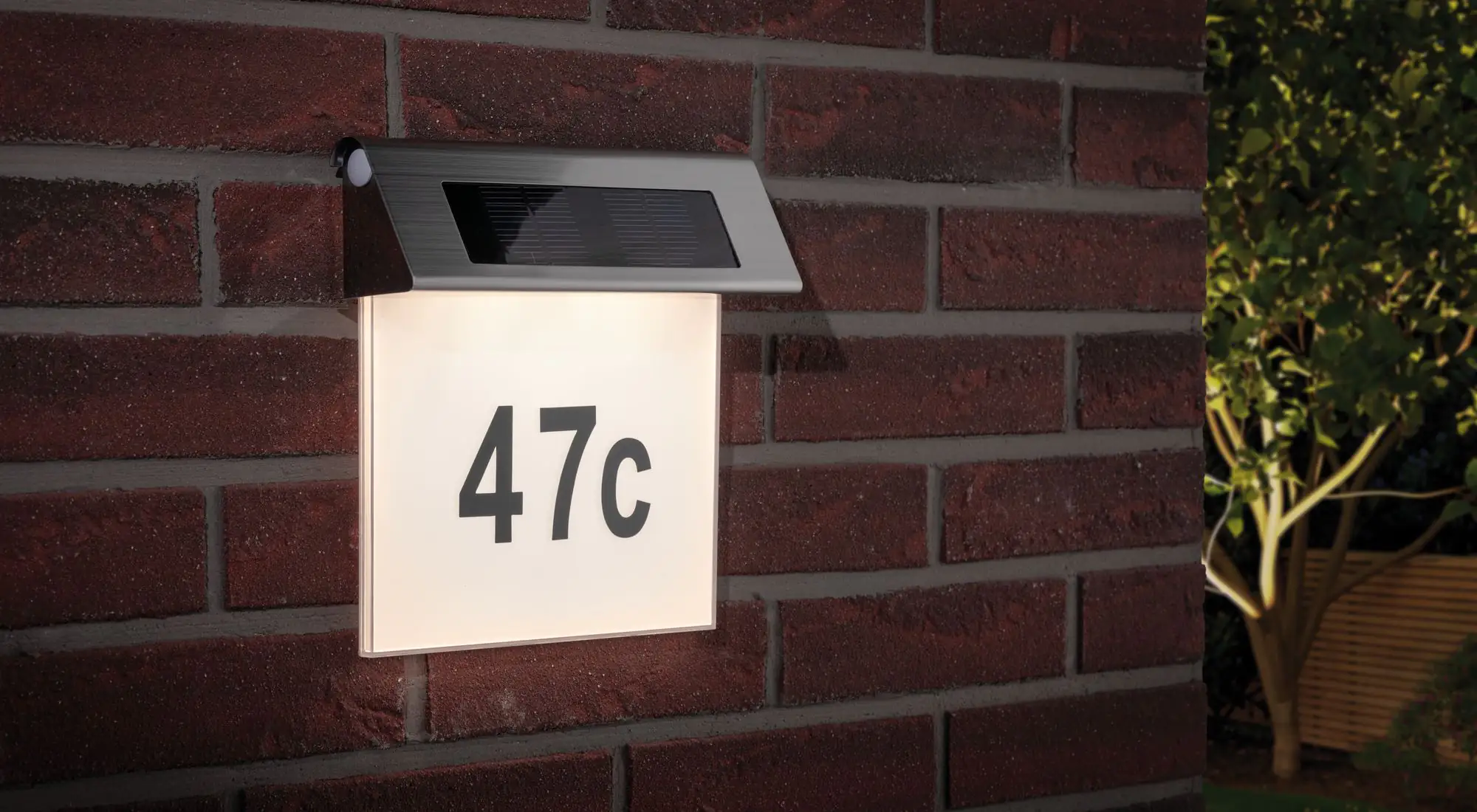 Paulmann Solar Hausnummernleuchte Special Line edelstahl weiß warmweiß