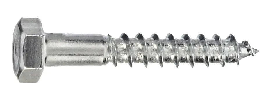 Connex Holzschrauben 8.0 x 50 mm Sechskant - 20 Stück Edelstahl