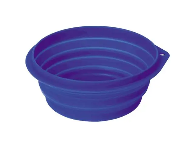 Nobby Silikon Napf faltbar blau ca.1.000 ml