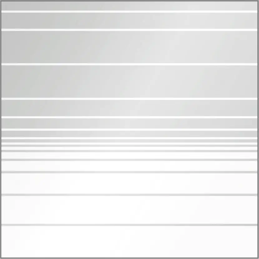 Ambiente Glaszaun Dekor 83 120 x 120 cm gehärtetes 8 mm Glas