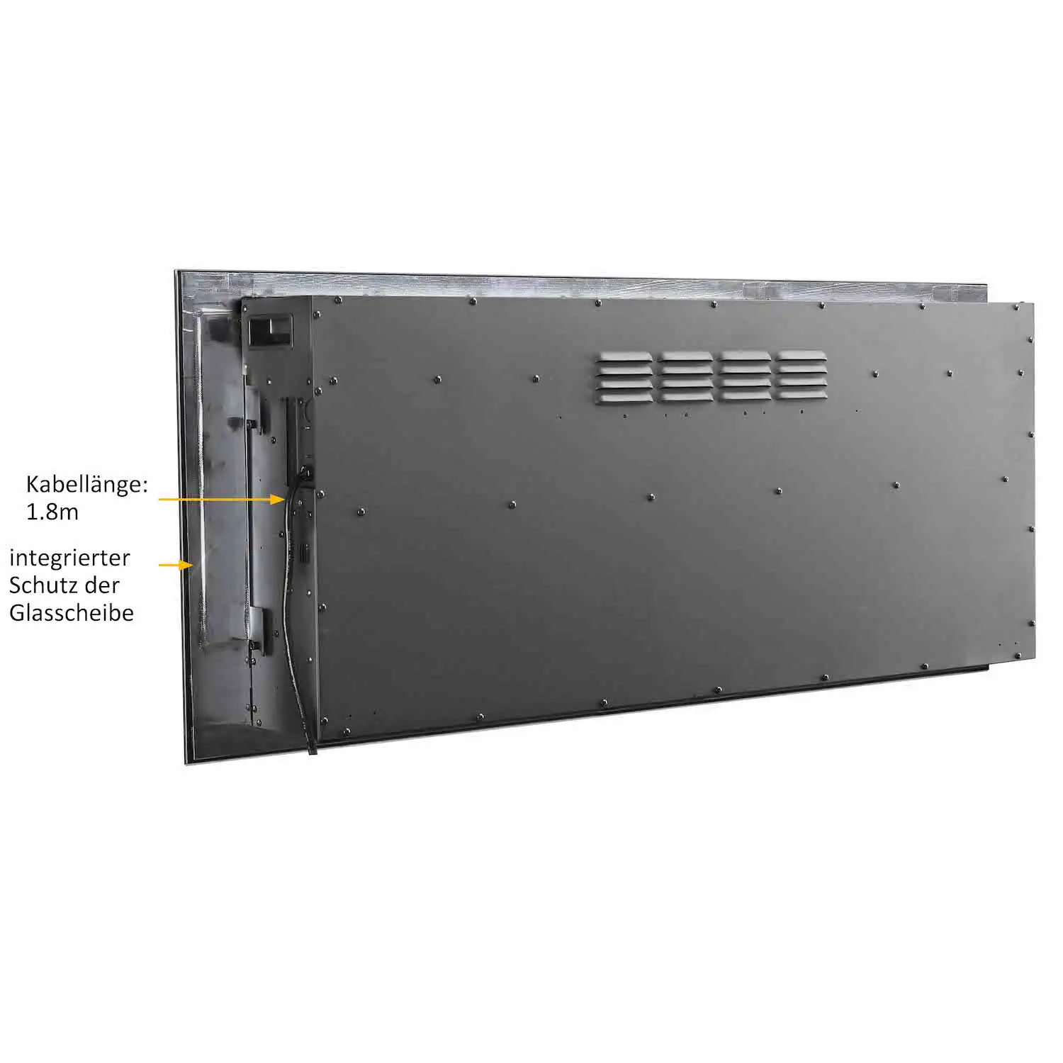 Balderia Elektrokamin Fiamma 48" - Elektrischer Einbaukamin