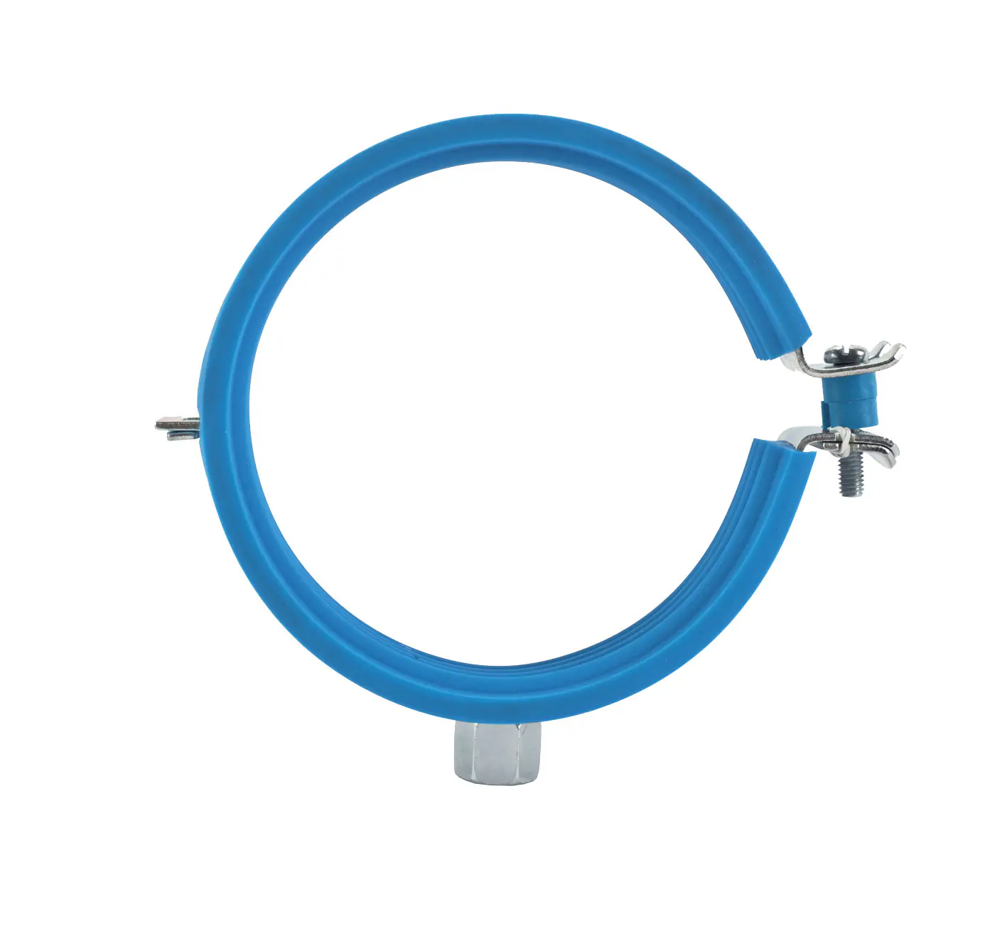 Marley Schalldämmschelle ohne Stockschraube dBlue DN 50 für 50 mm Rohr blau