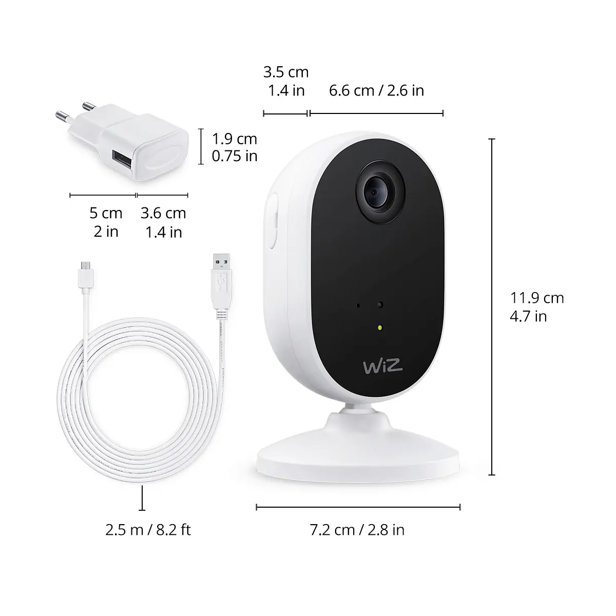 WiZ Sichheits-Kamera für Innen Wifi 1080 P