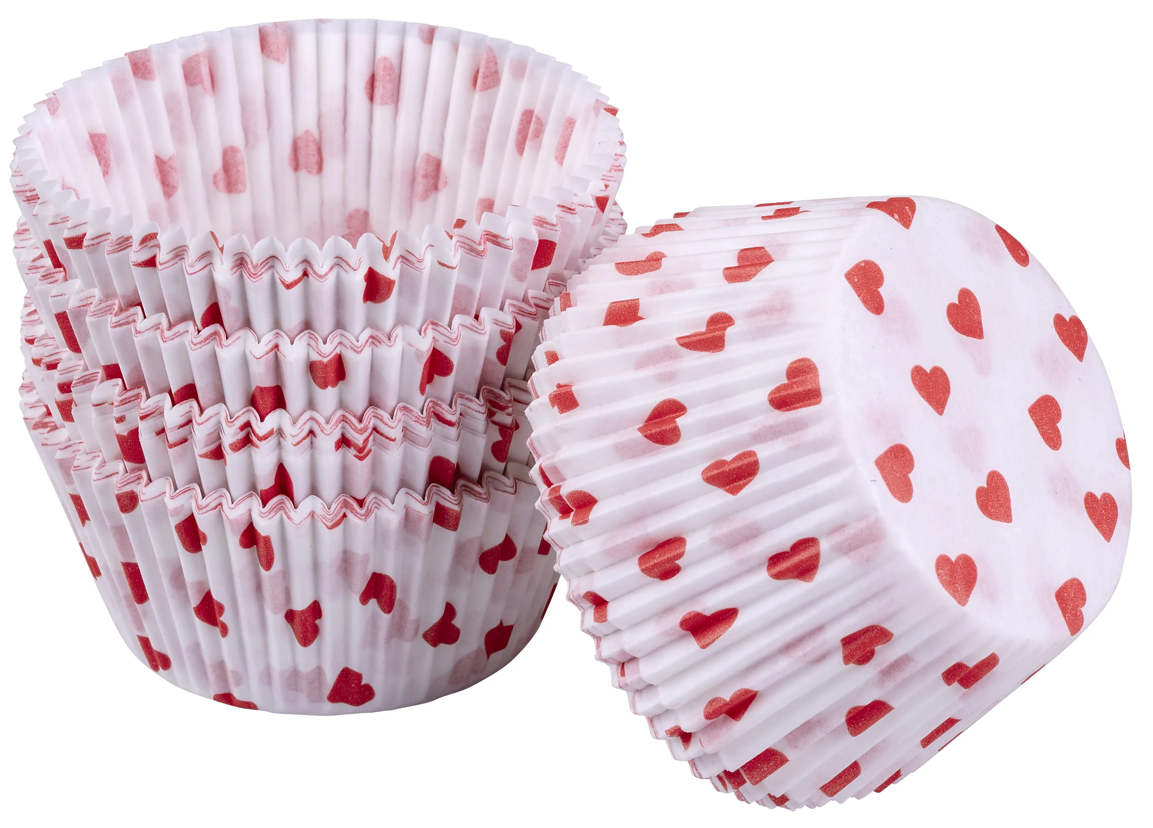 Zenker Muffinförmchen Papier Herz Ø 5 cm 50 Stück