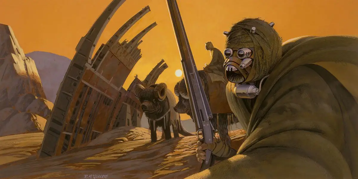 Komar Vlies Fototapete Star Wars Classic Tusken-Räuber 500 x 250 cm 