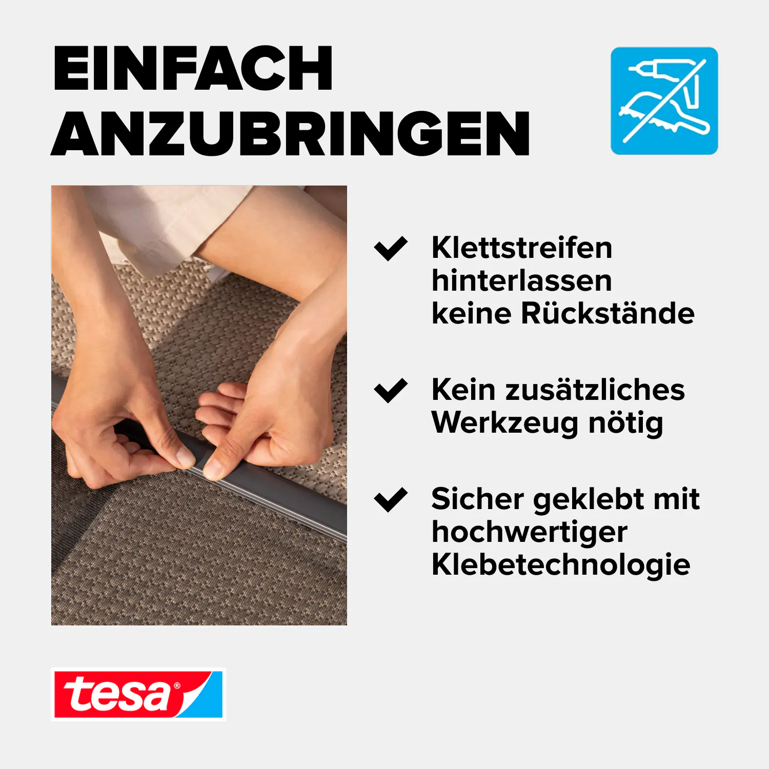 tesa Insektenschutz-Lamellenvorhang Standard 95 m x 220 cm schwarz