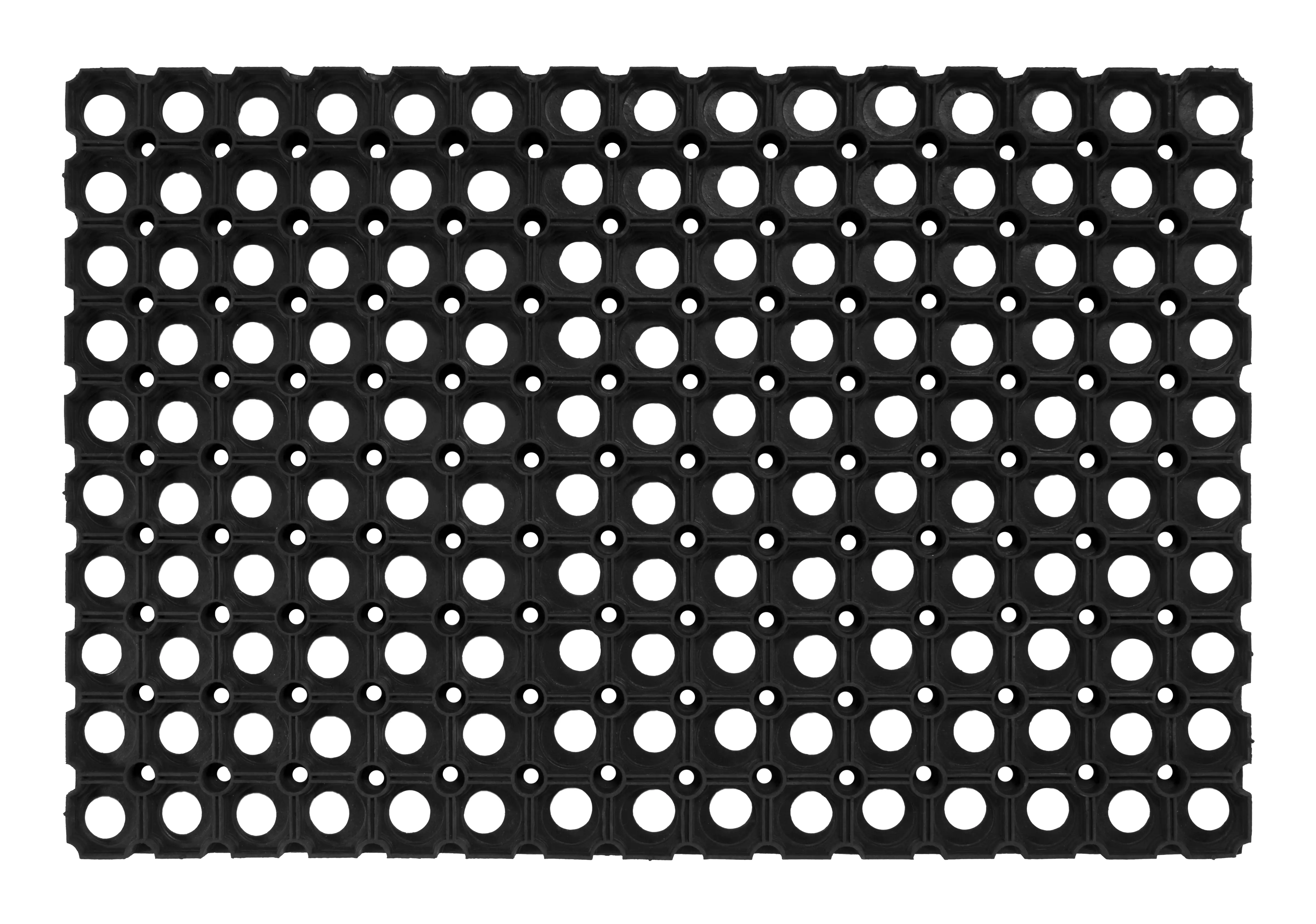 Ringgummimatte  schwarz, 40 x 60 cm