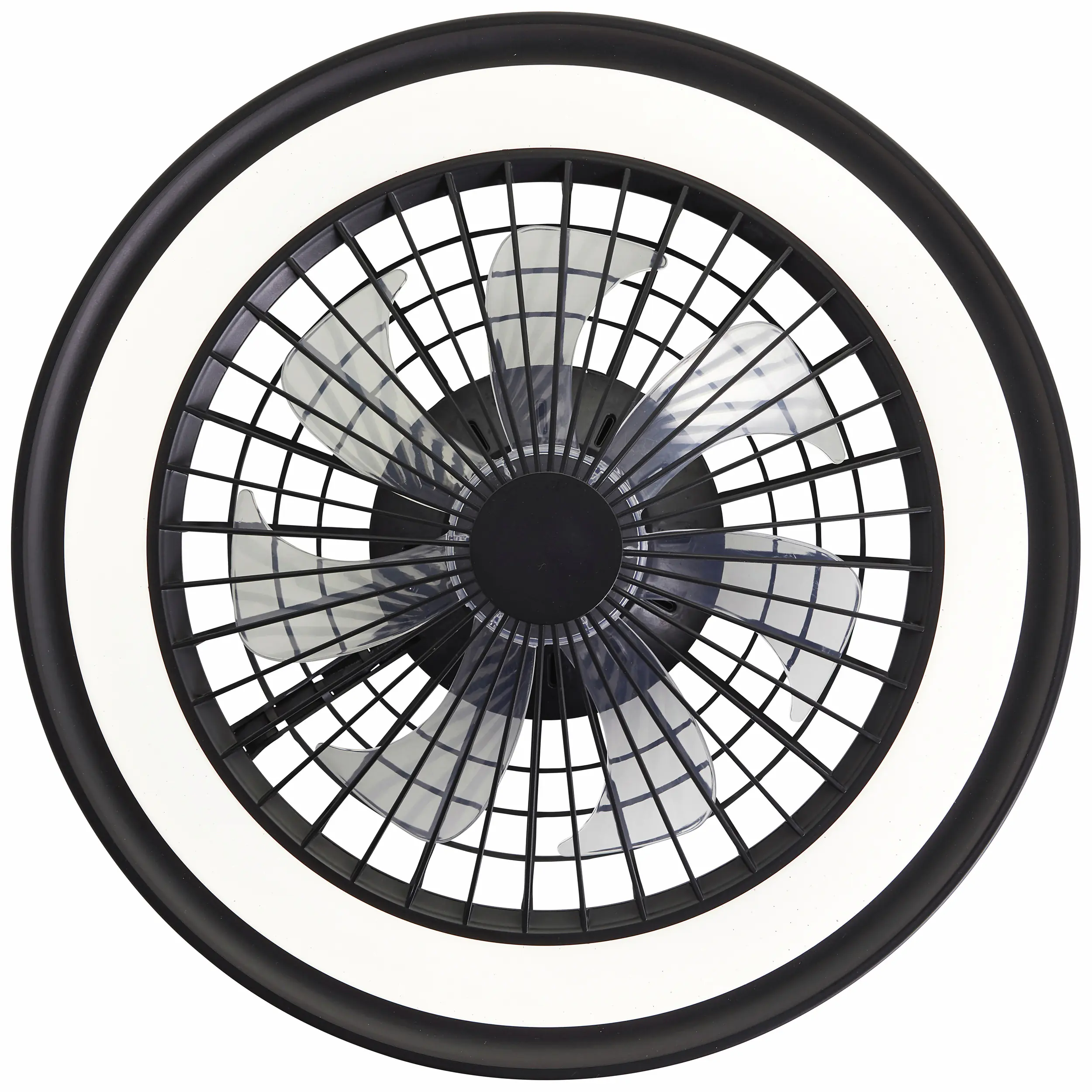 Brilliant LED Deckenventilator Palmero Ø 46,5 cm 40 W schwarz