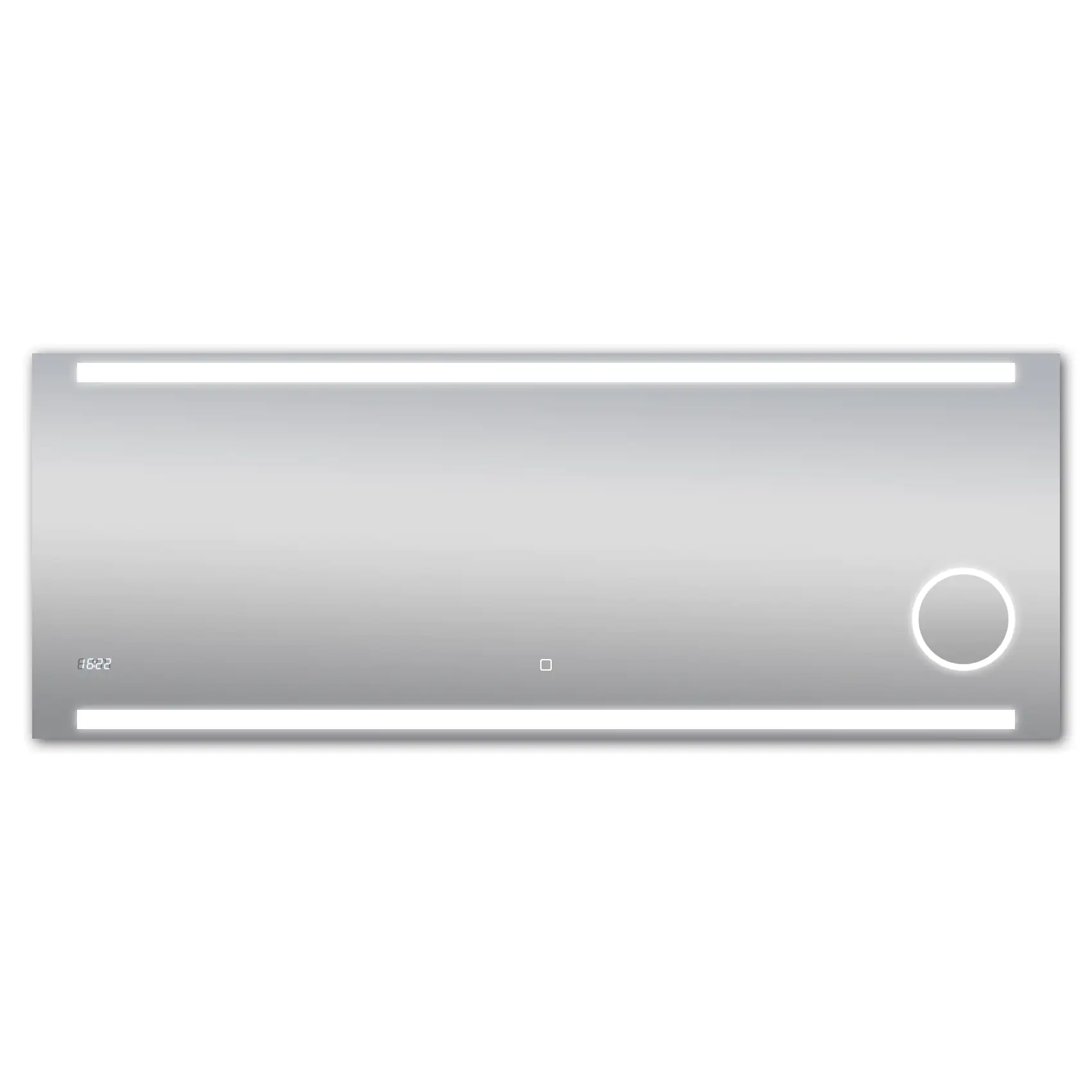 DSK LED Lichtspiegel Silver Rey 160 x 60 cm
