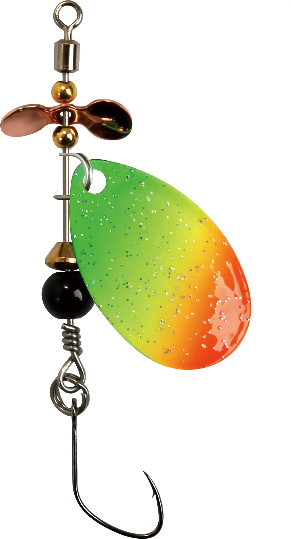 Paladin Angelköder Spinner Killer Pro 3,1 g rainbow/schwarz