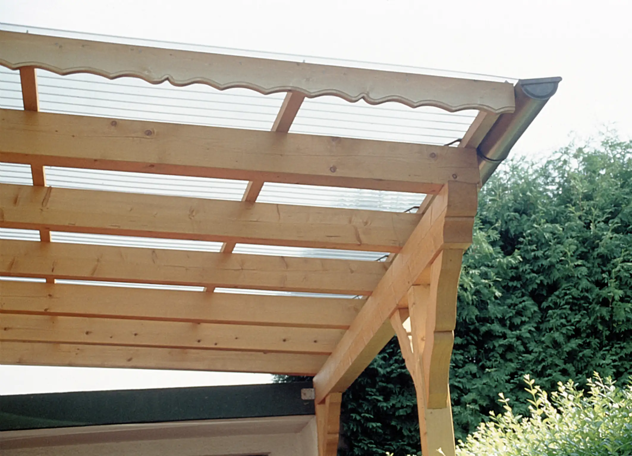 Gutta Polyester-Wellplatte Sinus 76/18 200 x 90 cm 0,8 mm natur