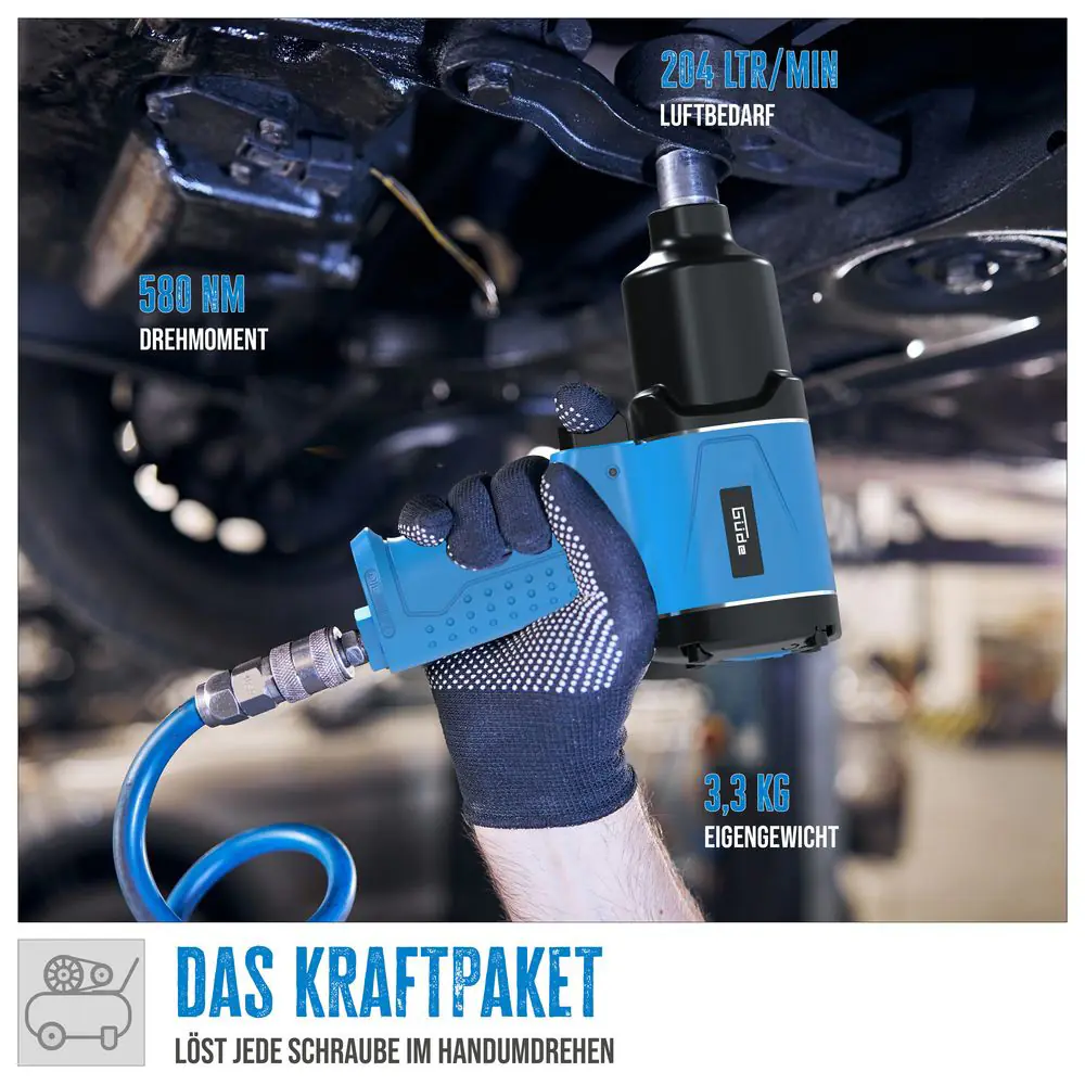 Güde Druckluft-Schlagschrauber-Set