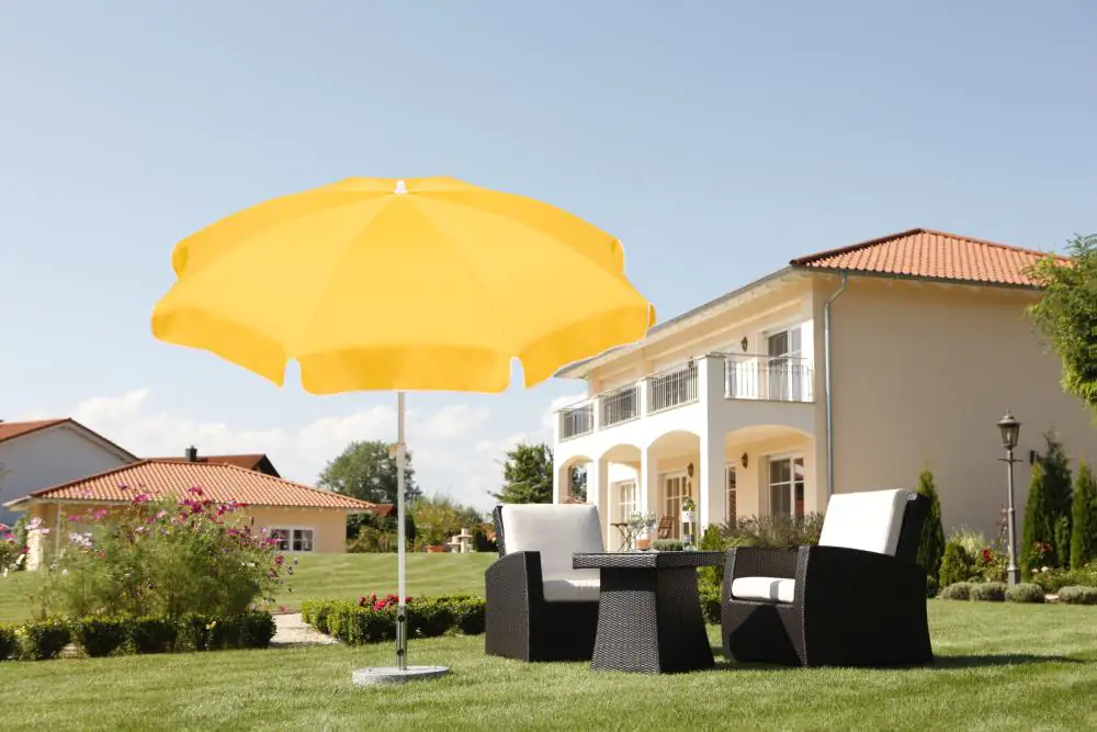 Schneider Sonnenschirm Ibiza goldgelb Ø 240 cm