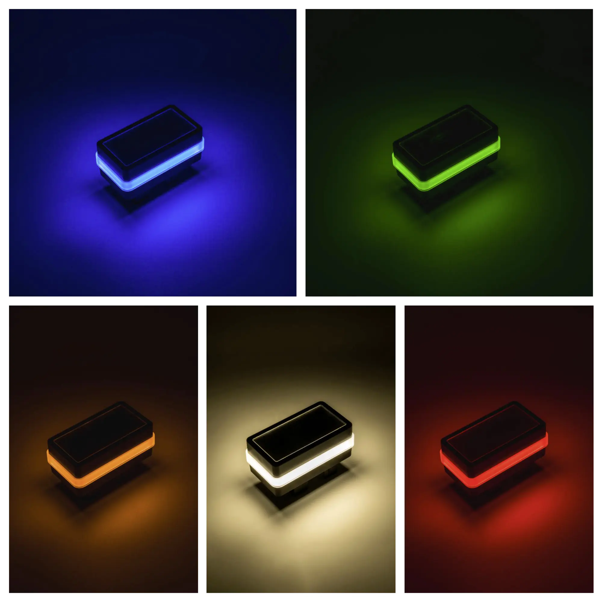 KAPPA LED Solar- Pfostenkappe 60/40 mm rot