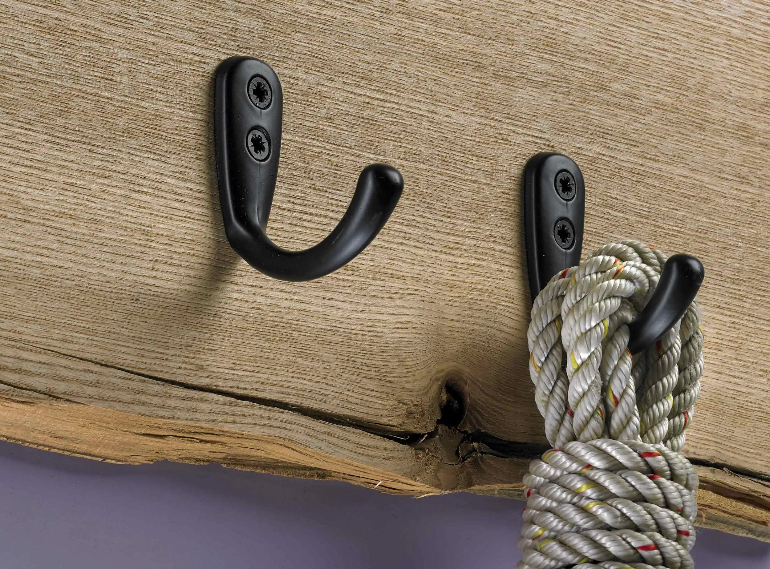 Hettich Mantelhaken 5,4 x 1,9 x 4,8 cm Zinkdruckguss schwarz - 1 Stück