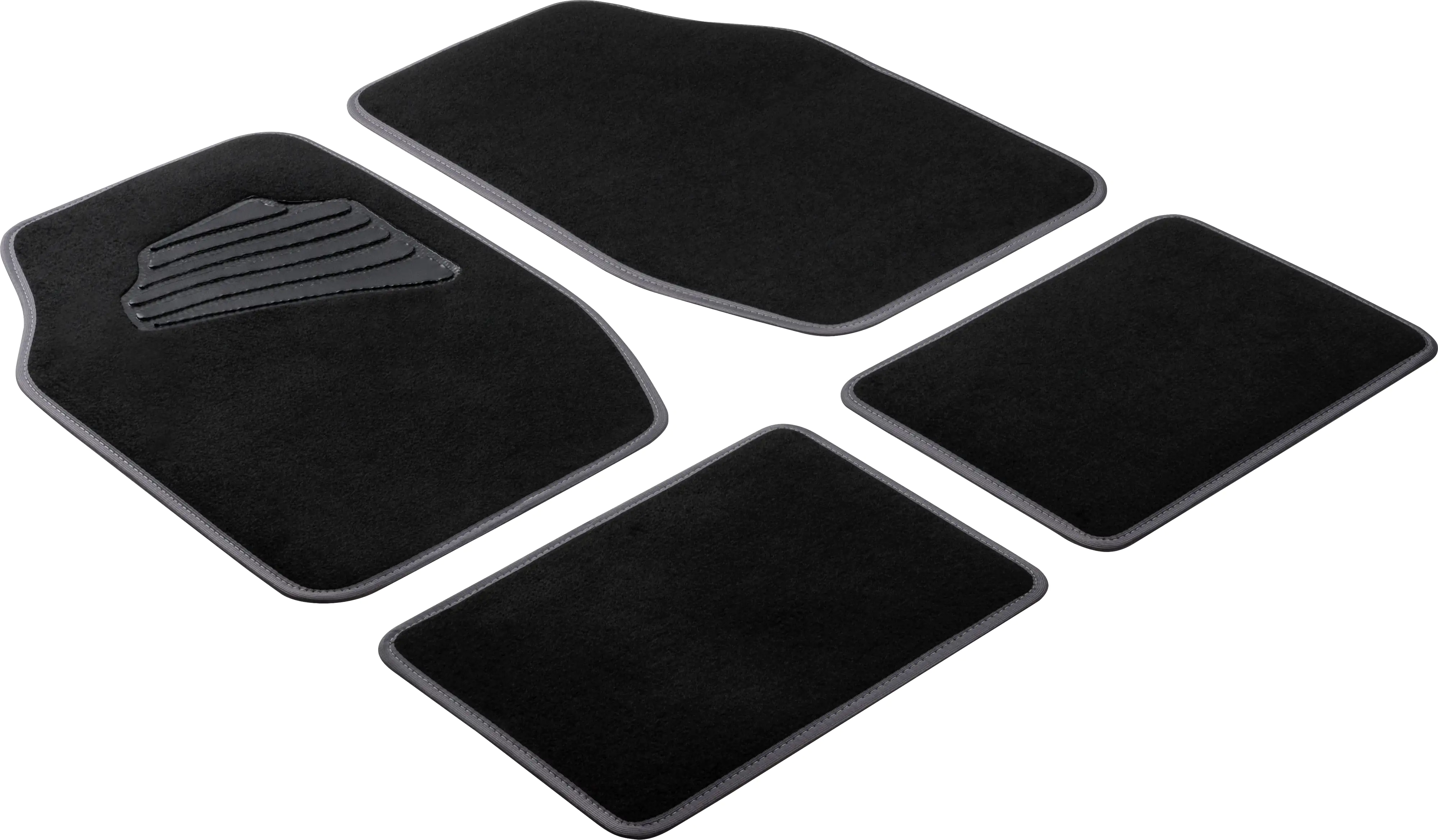 Walser Universal Fußmatten Matrix Komplett-Set schwarz grau