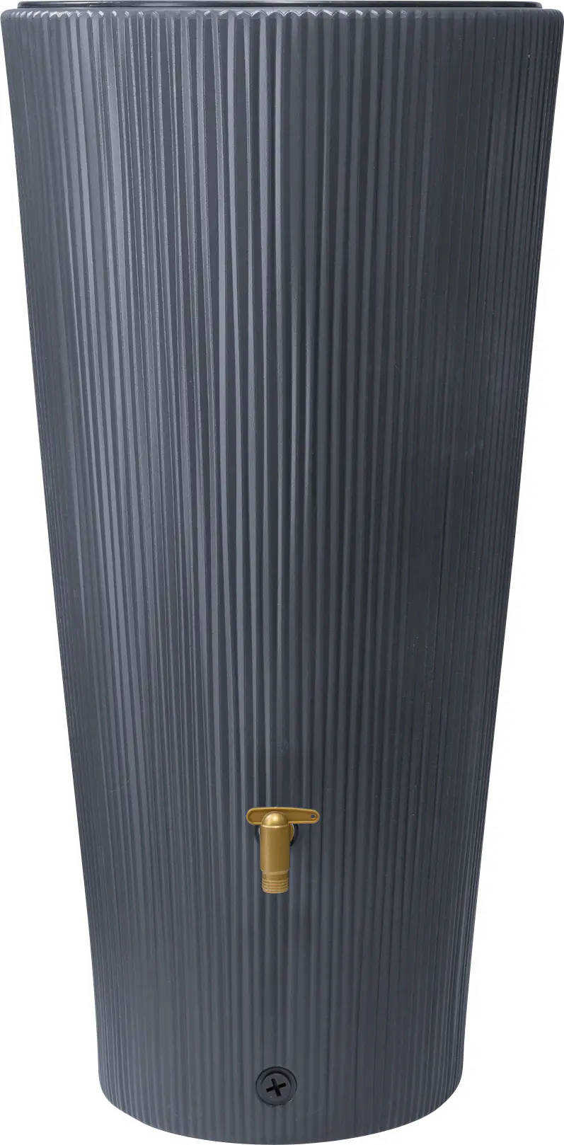 4rain Regenspeicher Vaso Decor 2in1, 220 l, Graphite grey