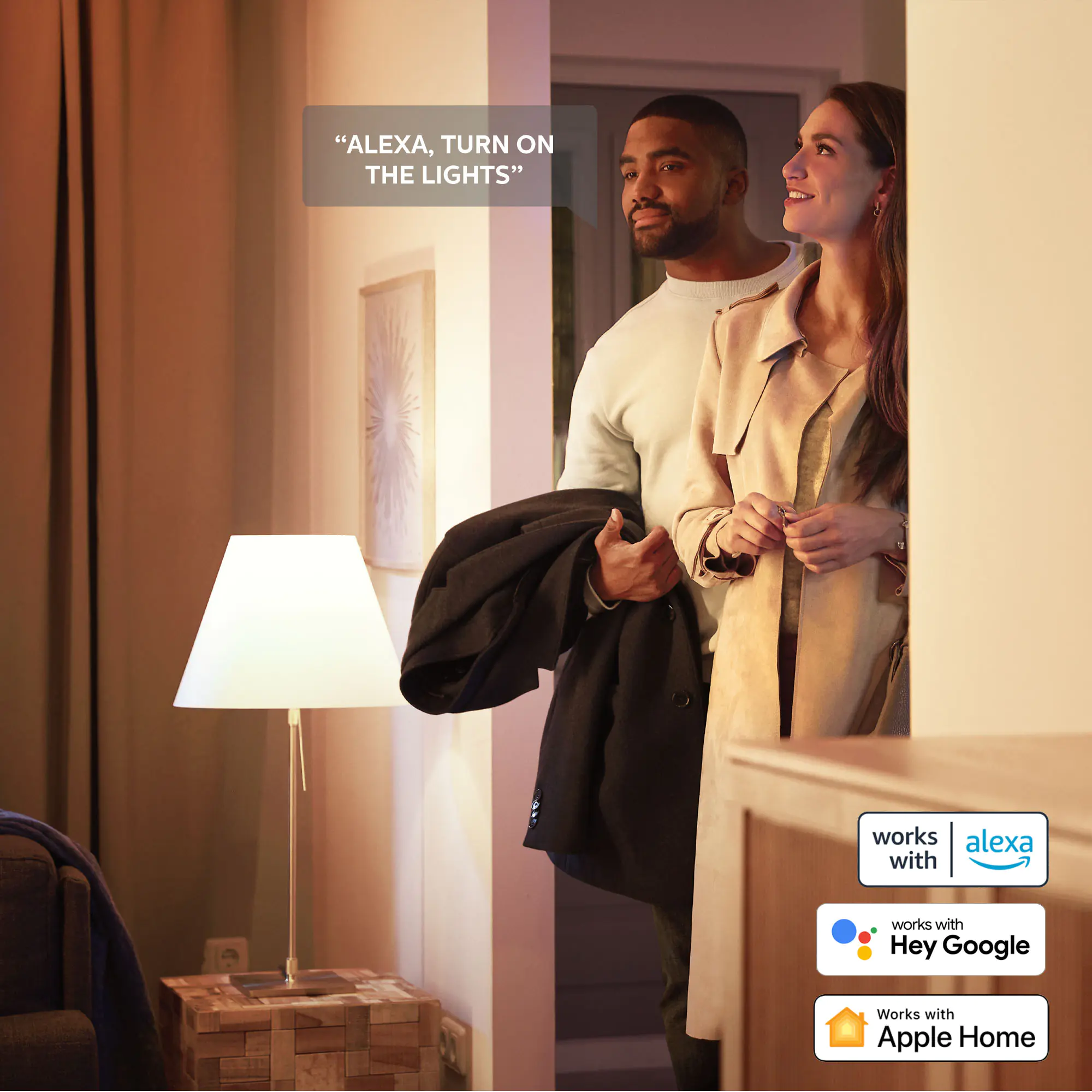 Philips Hue LED-Leuchtmittel Spot GU10 4,2W neutralweiß smart 