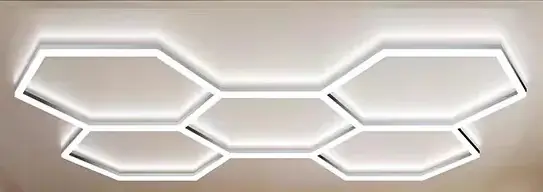 LED Deckenleuchte Premium Line Aero 247 x 171 cm kaltweiß dimmbar 