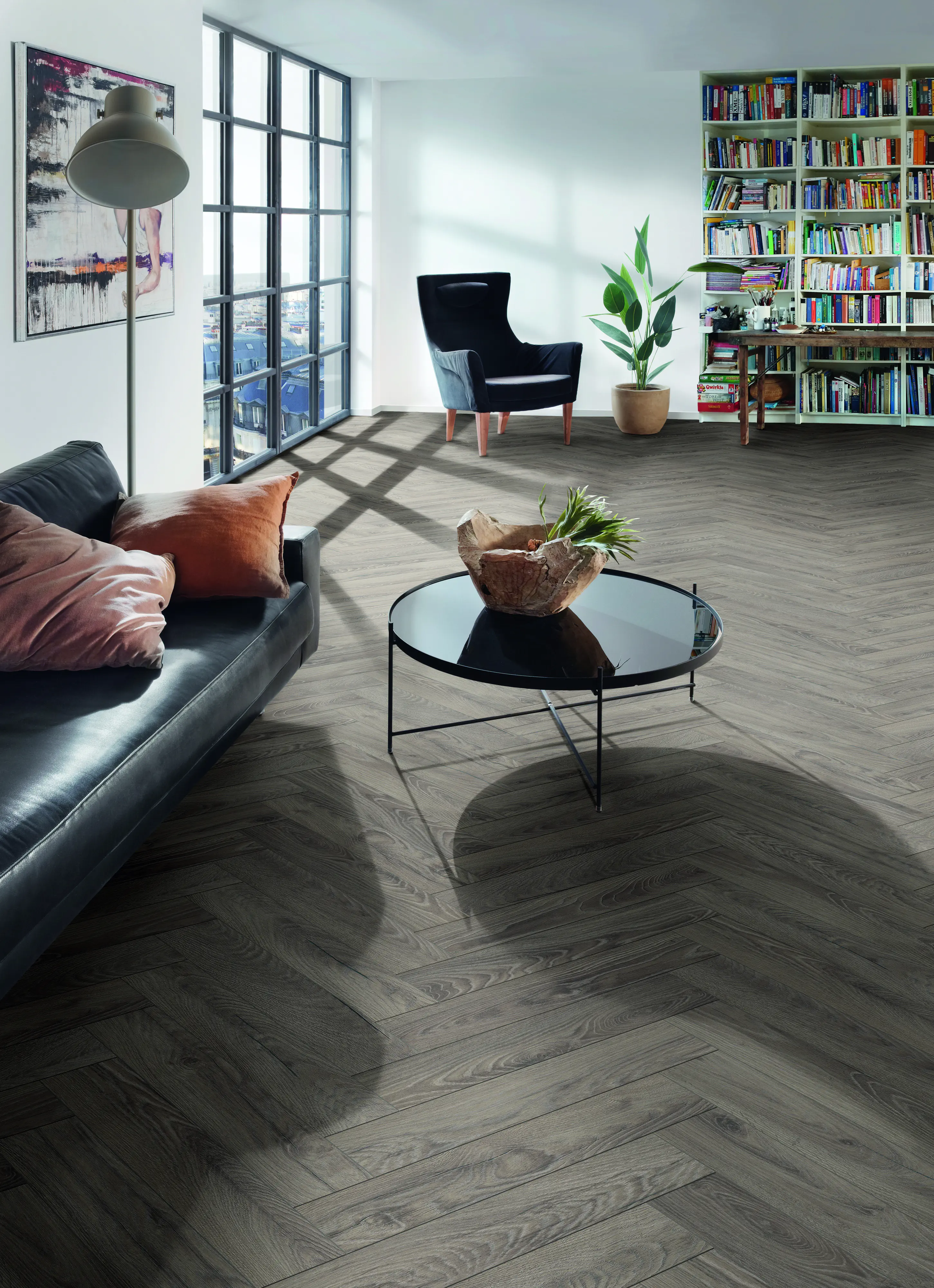 Krono Original Laminat Fischgrät Rutherford Oak