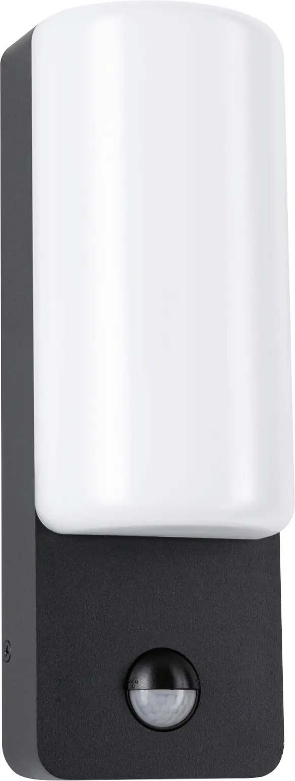 Paulmann LED Außen-Wandleuchte Bonnie anthrazit 26,3 x 9,3 cm mit Bewegungsmelder