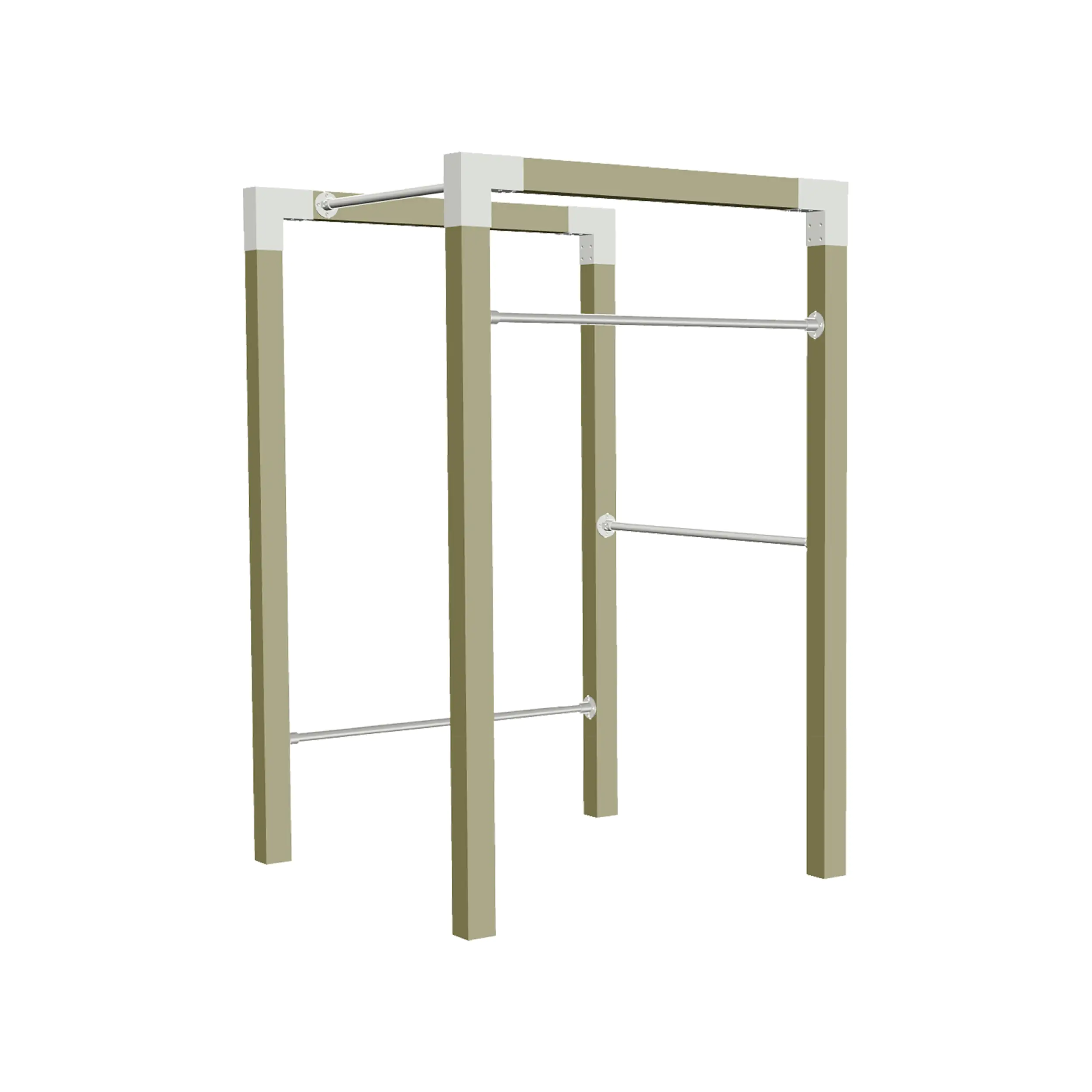 Plus Outdoor Fitness Modell 1 138 x 220 x 138 cm druckimprägniert grün