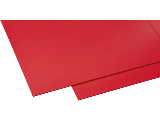 Gutta Hartschaumplatte 50 x 100 cm, 3 mm, rot