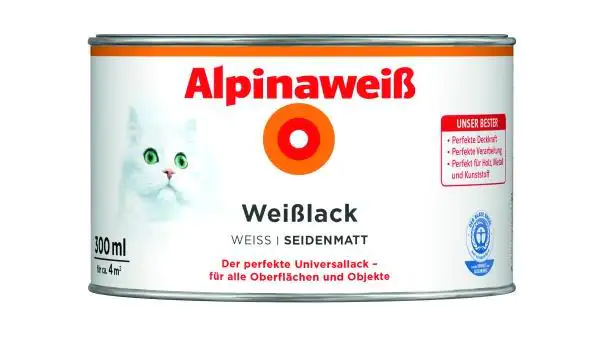 Alpinaweiß Weißlack 300 ml alpinaweiß seidenmatt