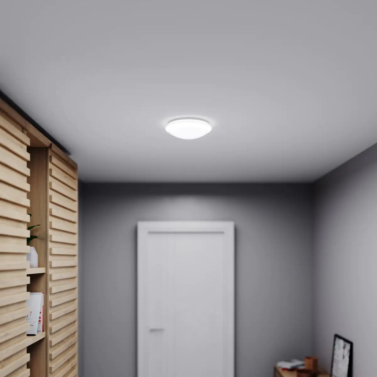 Steinel LED Innenleuchte RS 16 S Glas weiß mit Bewegungsmelder