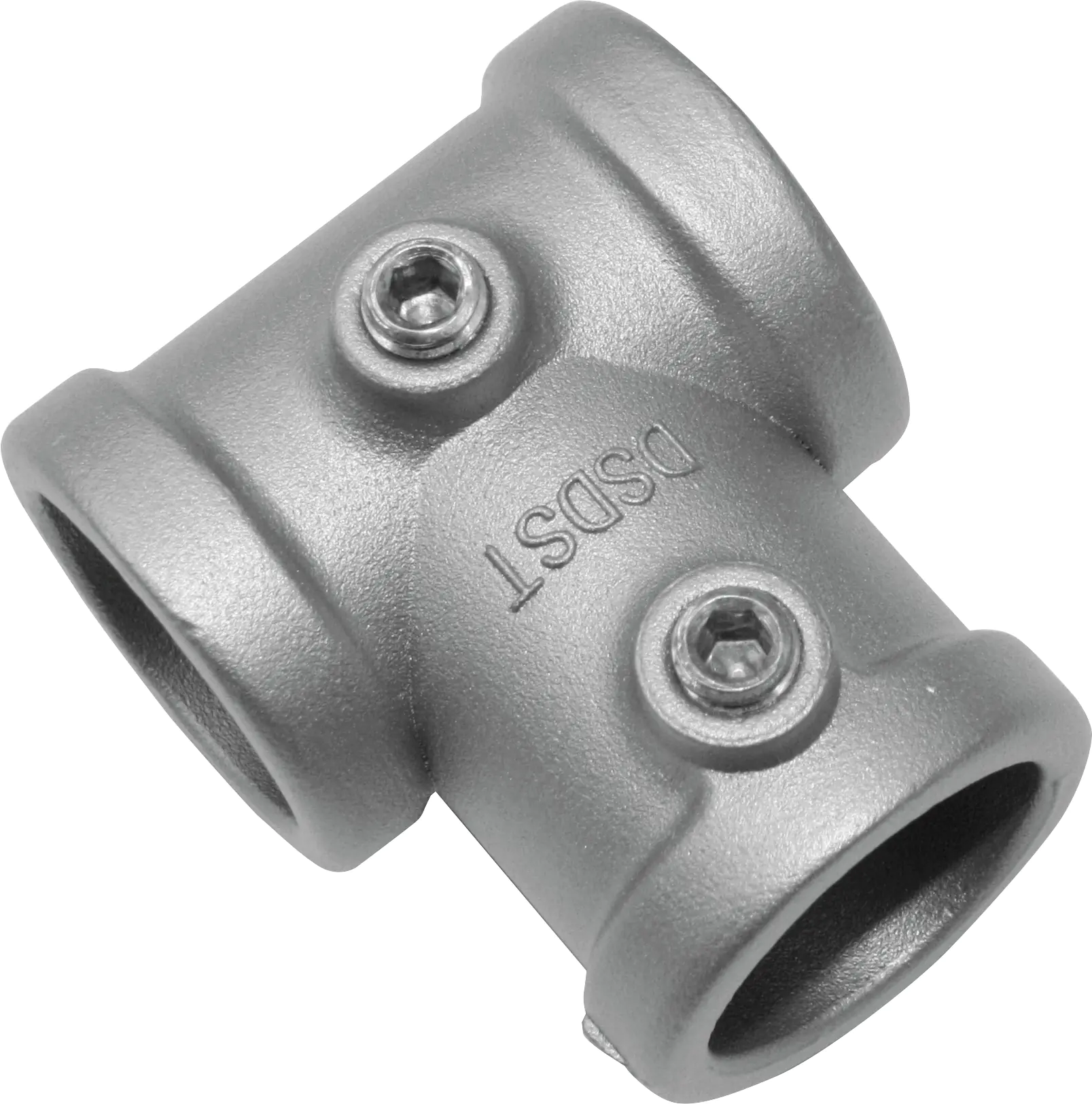 Gardinia T-Stück für Gardinenstange Industrial Home für Ø 25 mm silber
