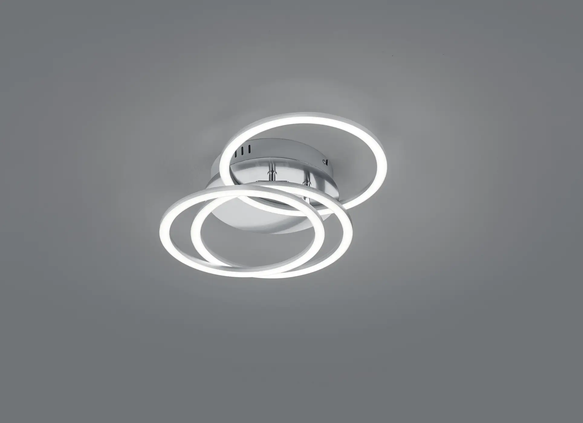Reality LED Deckenleuchte Circle nickel matt Fernbedienung