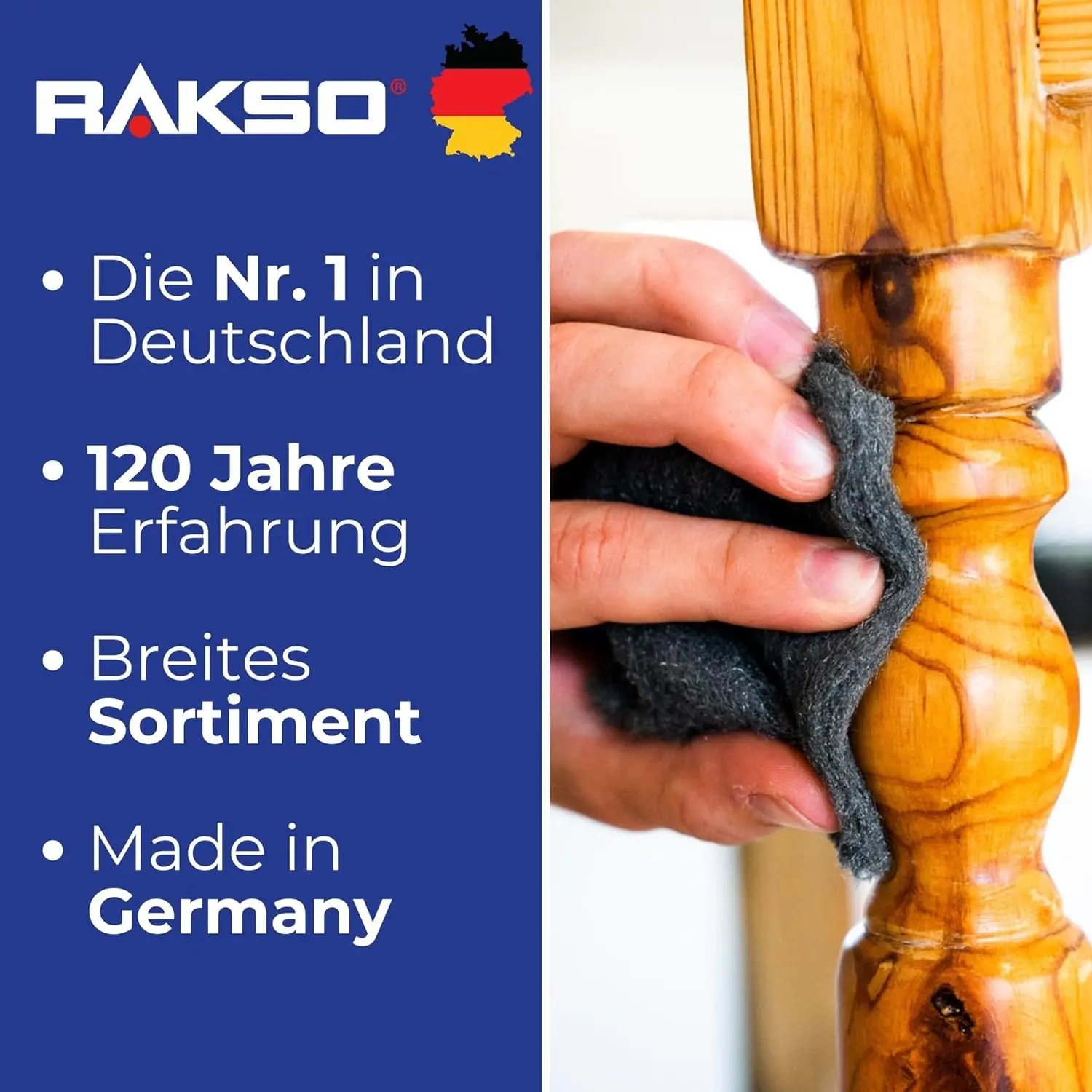 RAKSO Stahlwolle, Sorte 1