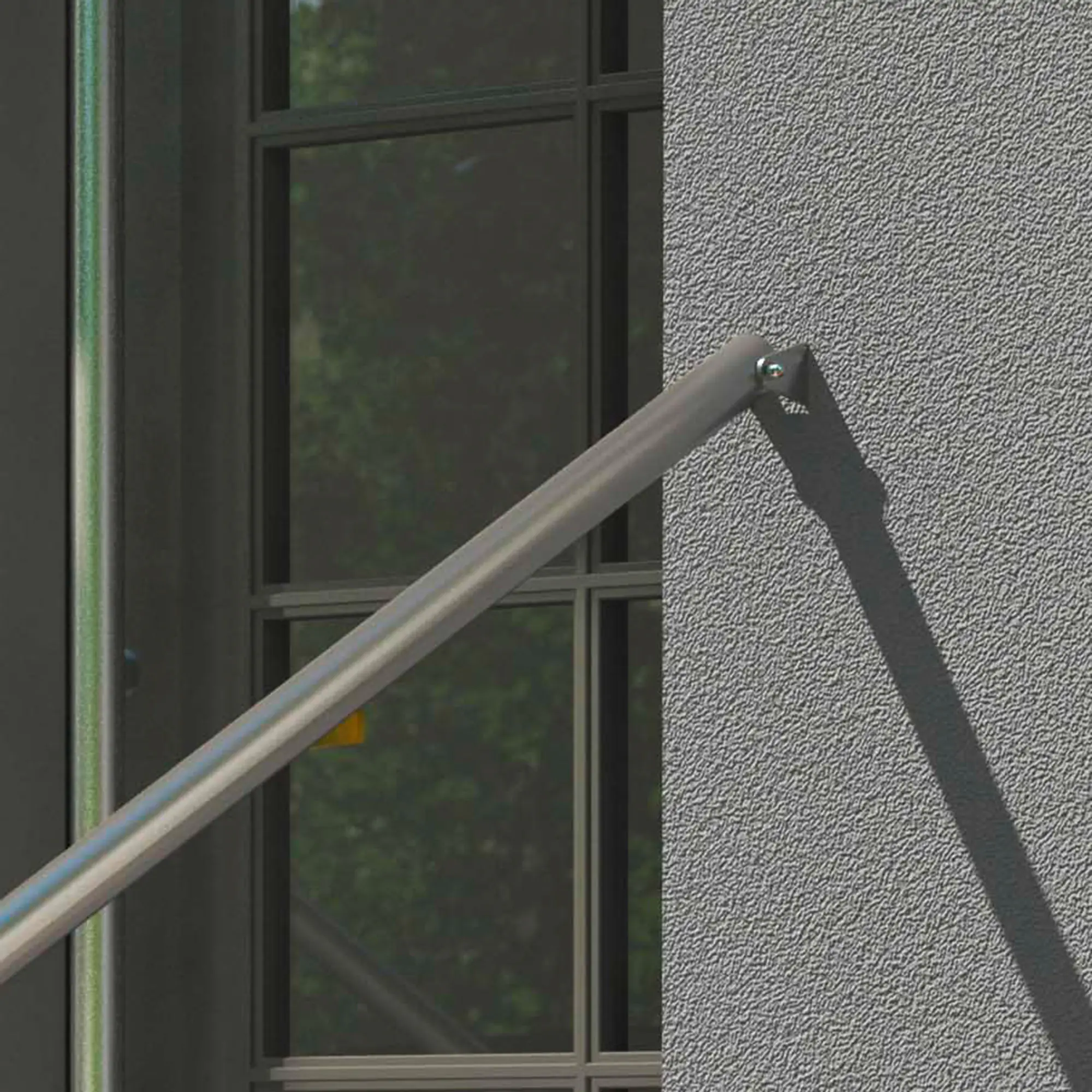 DOLLE Eingangsgeländer PS 510 Edelstahl 150 cm 1 Pfosten
