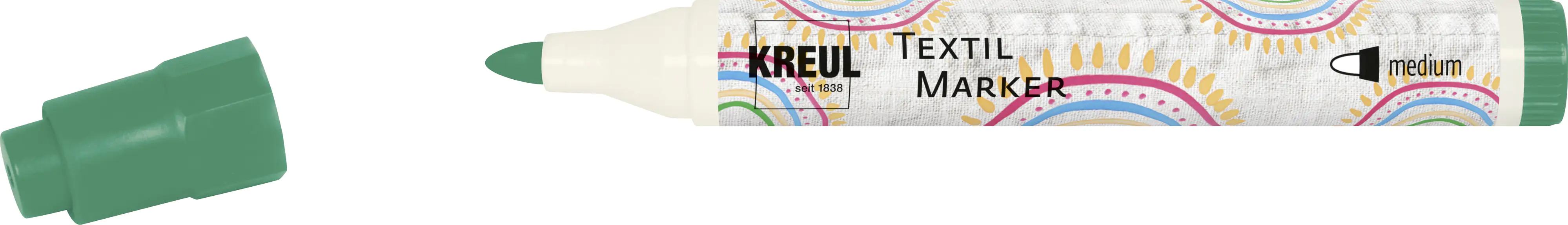Kreul Javana texi mäx Sunny Stoffmalfarbe fine helle Stoffe medium grün