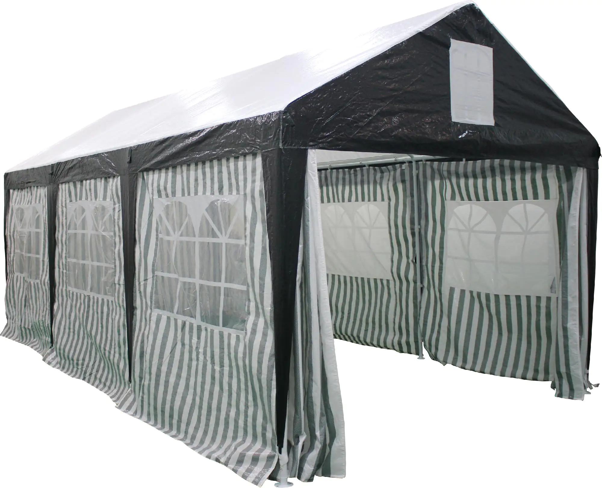 TrendLine Ersatzdach zu Großraumzelt 300 x 600 cm grün-weiß