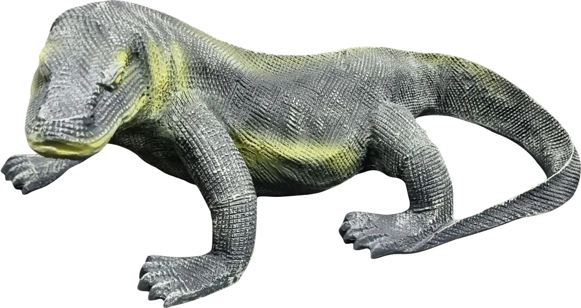 Dekofigur Waran klein 48 x 28 cm grün