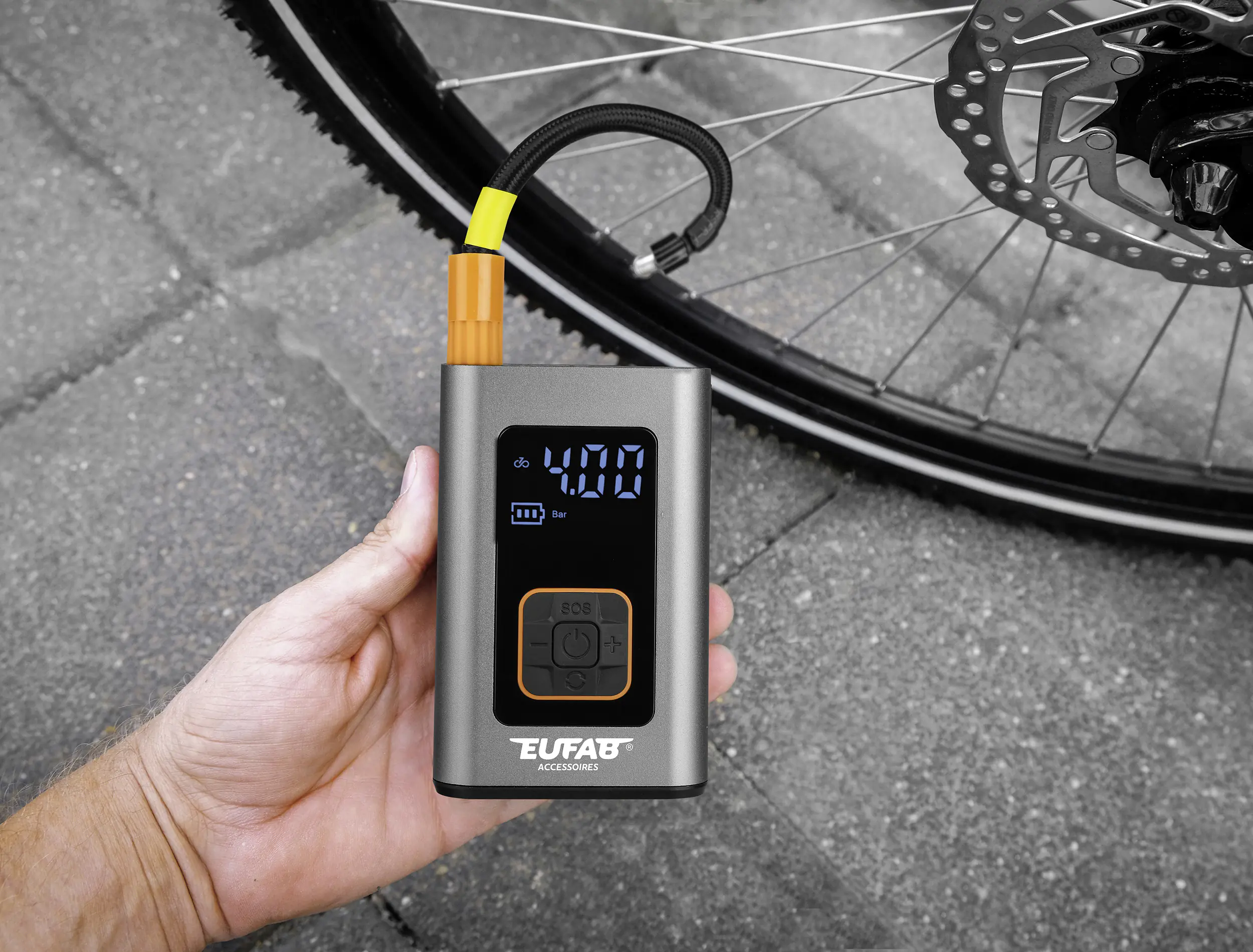 EUFAB Mini-Kompressor aufladbar