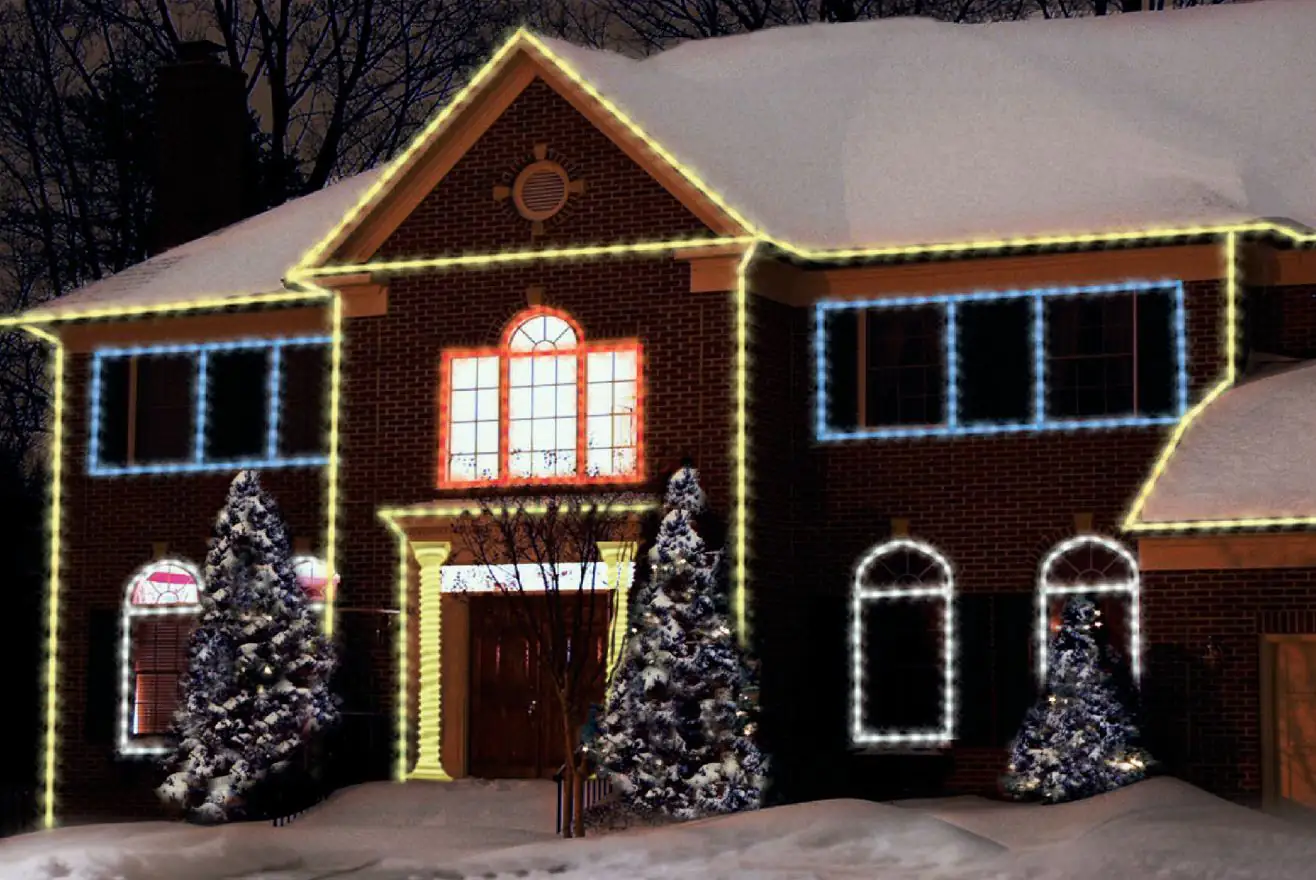 TrendLine LED-Lichterschlauch Maxi Außen 10 m warmweiß-kaltweiß mit Timer, 8 Lichteffekten