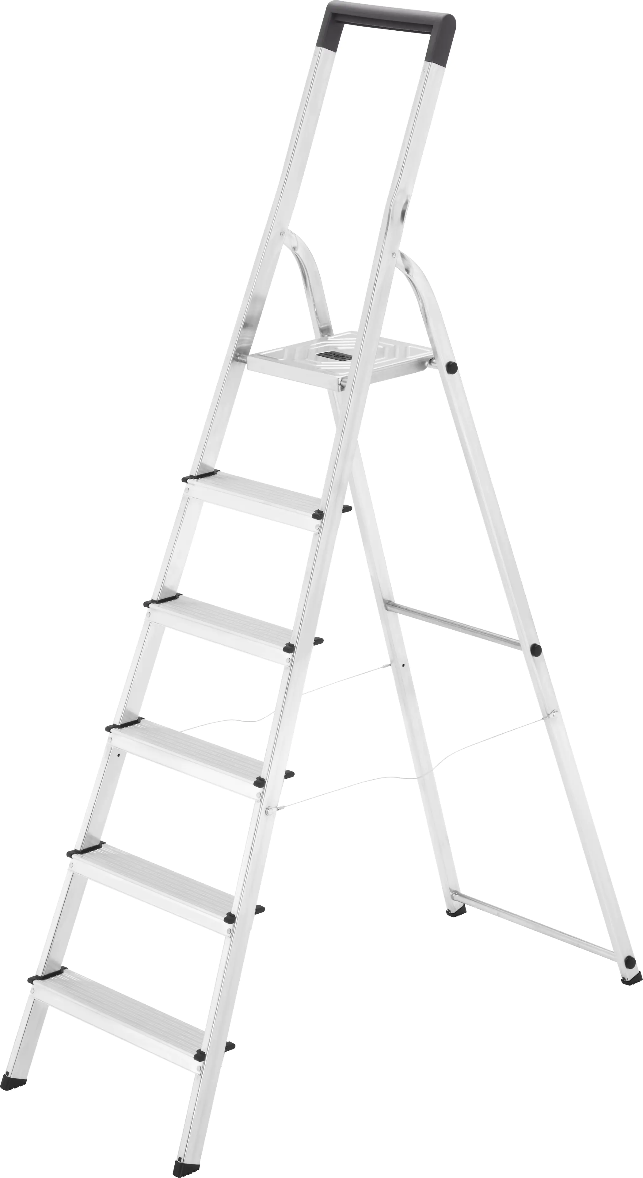 Hailo Aluminium-Sicherheits-Stehleiter L40 BasicLine 3,28 m
