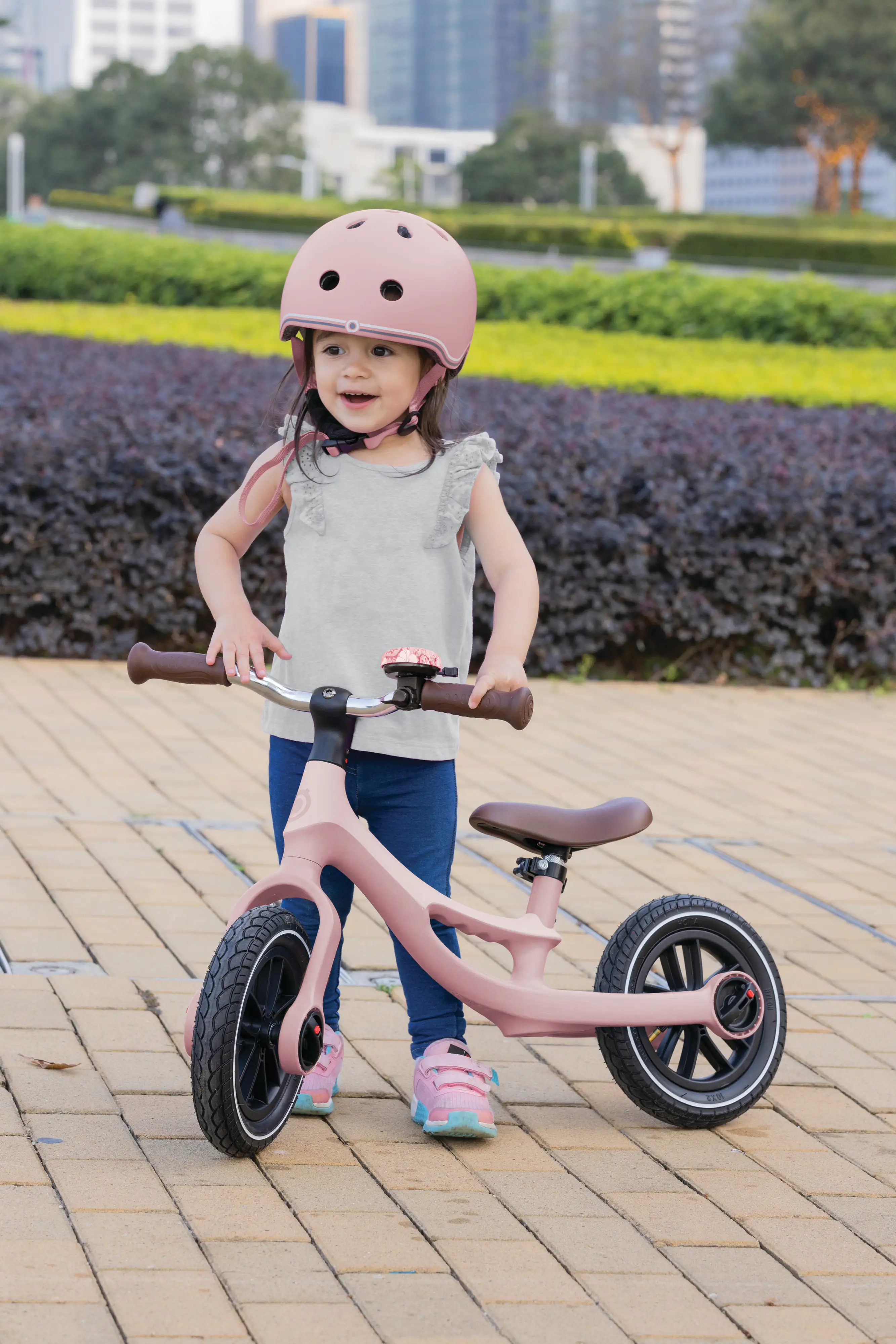 Globber Laufrad Go Bike Elite Air pastellrosa