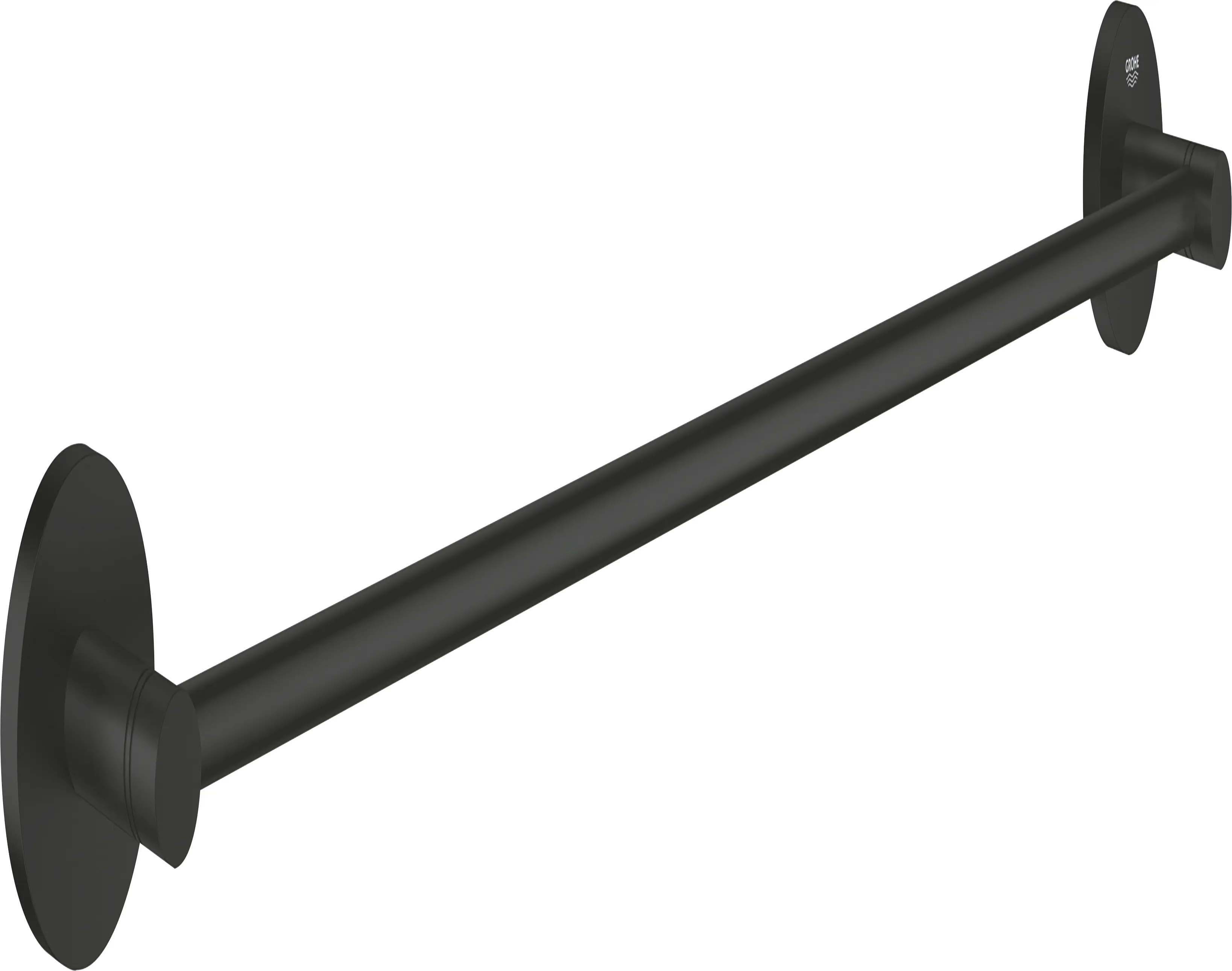 Grohe Start Badetuchhalter matt black klebbar
