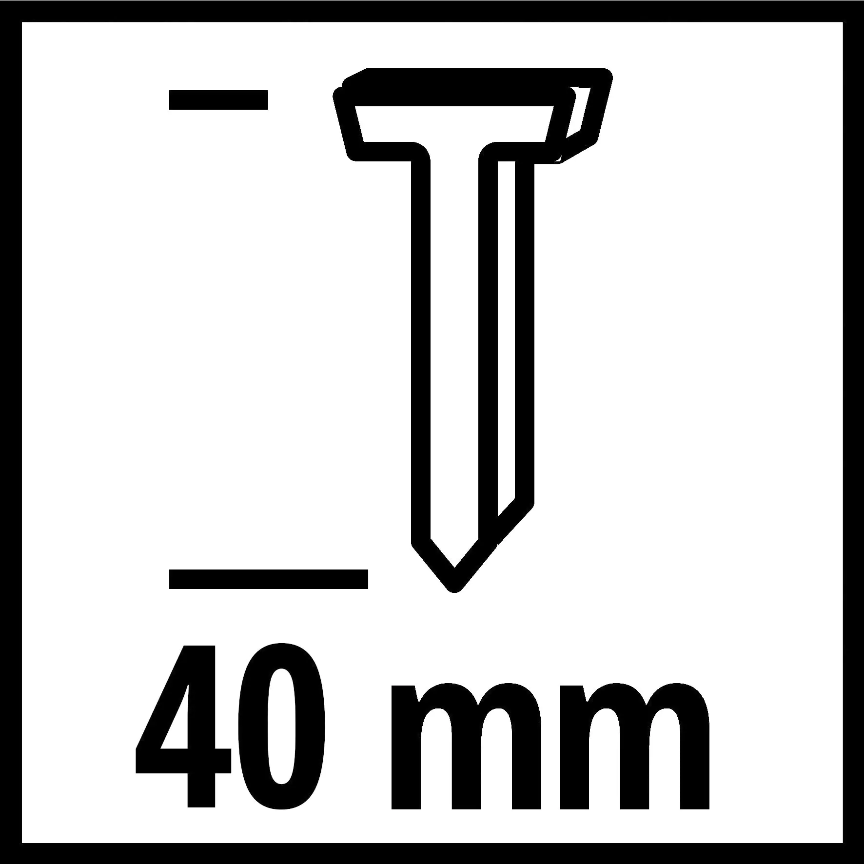 Einhell Druckluft-Tacker-Zubehör Nägel 3000 Stück 40 mm