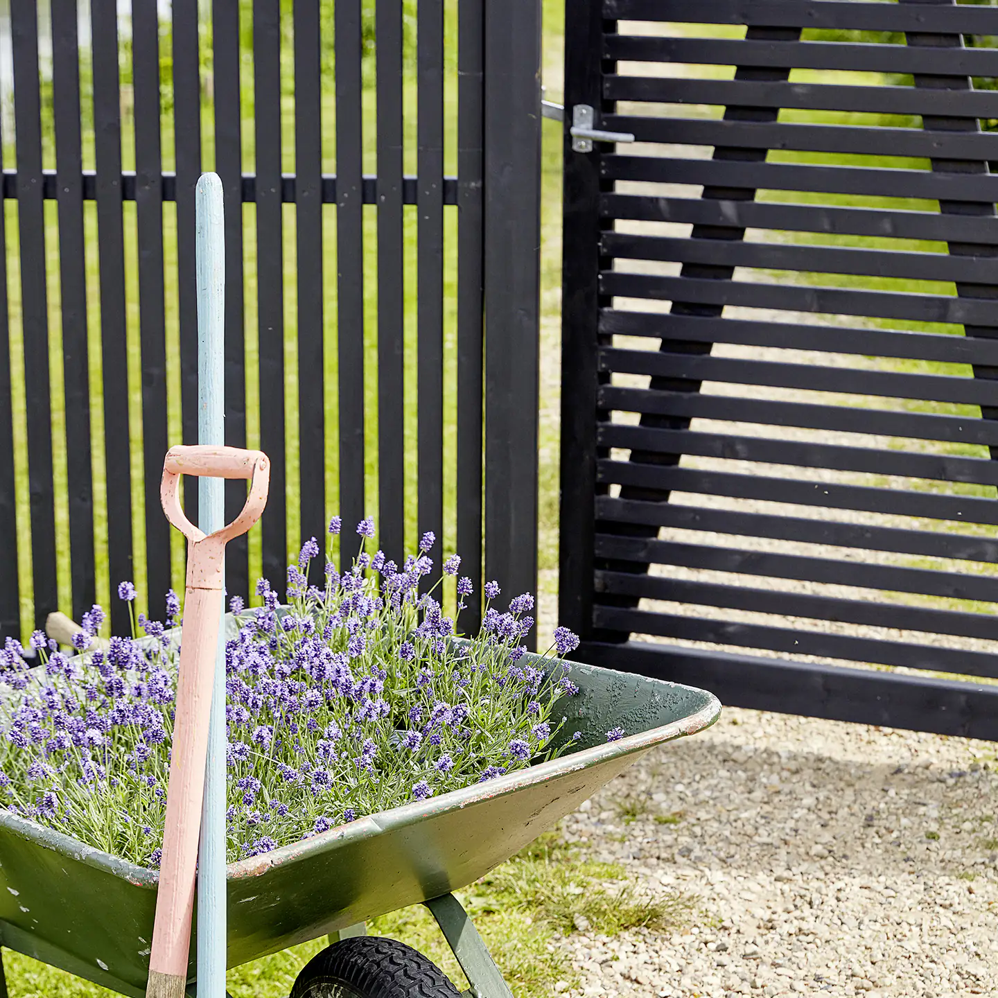 Plus Zaun Sendai 180 x 180 cm RAL 9005 Schwarz