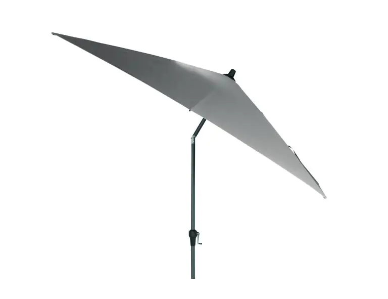 Siena Garden Mittelstockschirm Avio taupe, 250 x 250 cm