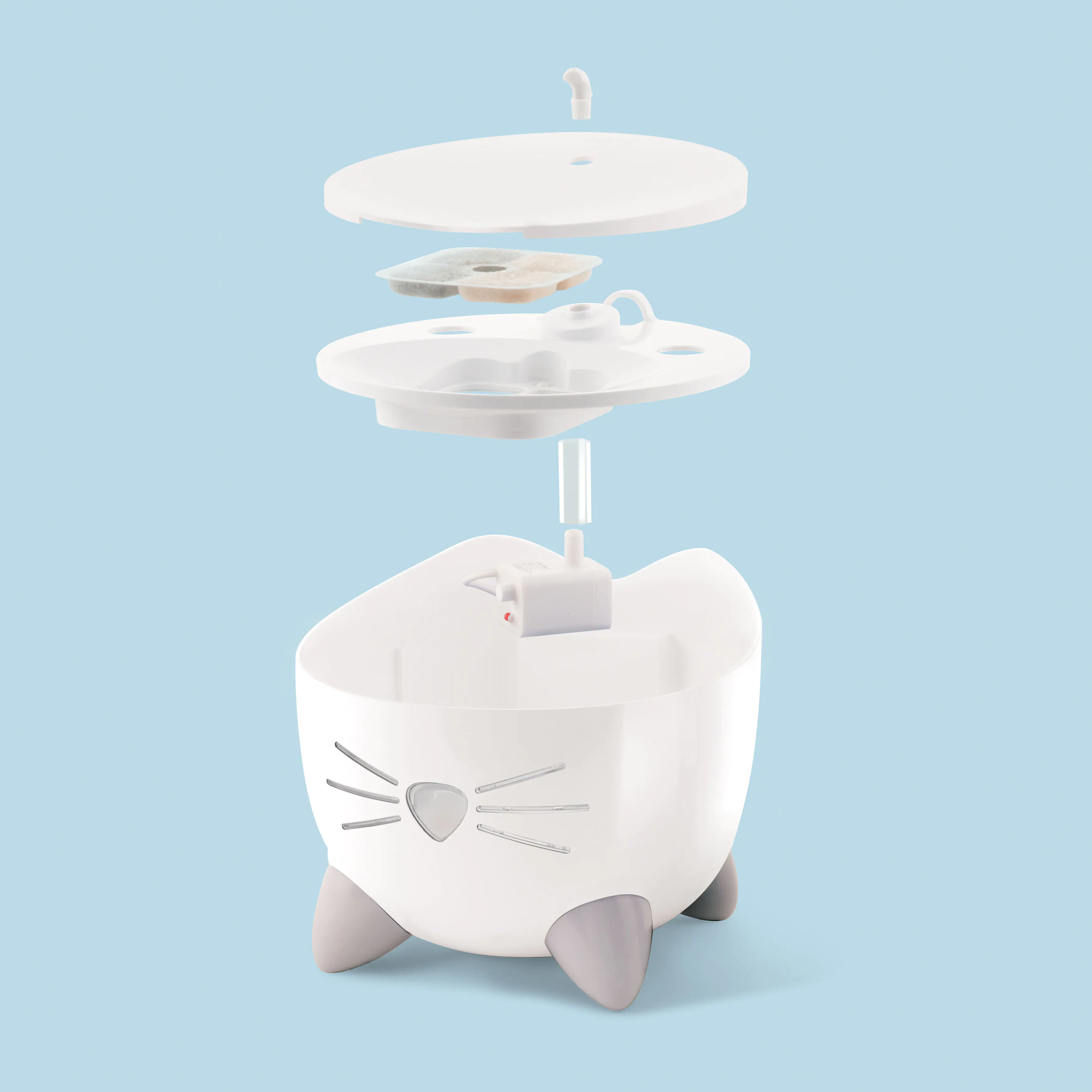 Catit Pixi Trinkbrunnen weiss