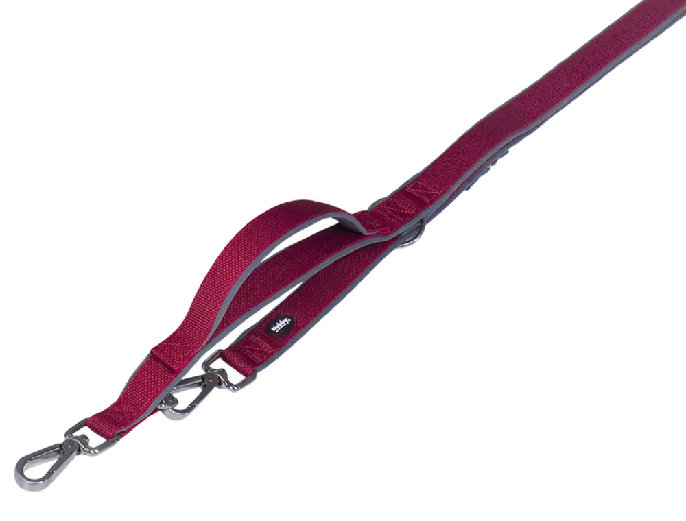 Nobby Führleine mit Kurzführer Classic Preno Royal rot L x B: 200 x 25/35 cm