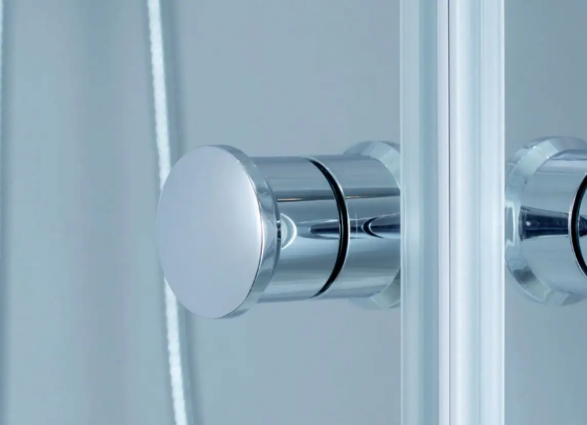 Primaster Eckdusche Easy-5 Schiebetür 90 x 90 cm Klarglas chrom
