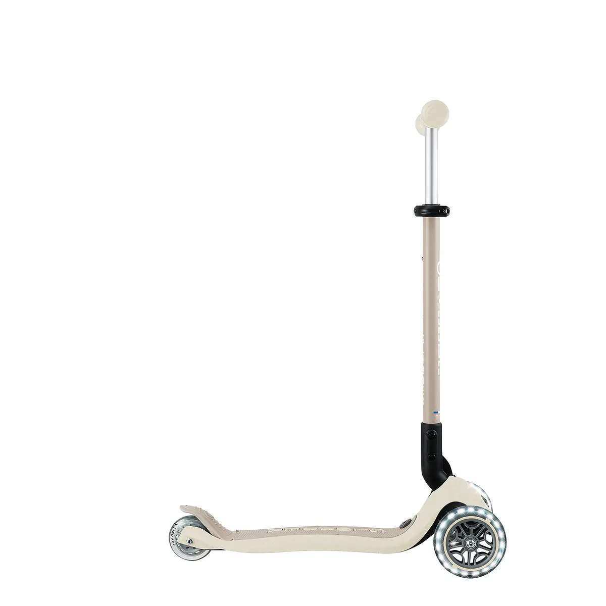 Globber Laufrad für Kinder mit Leuchtrollen Go-Up Active Lights Eco creme/weiß