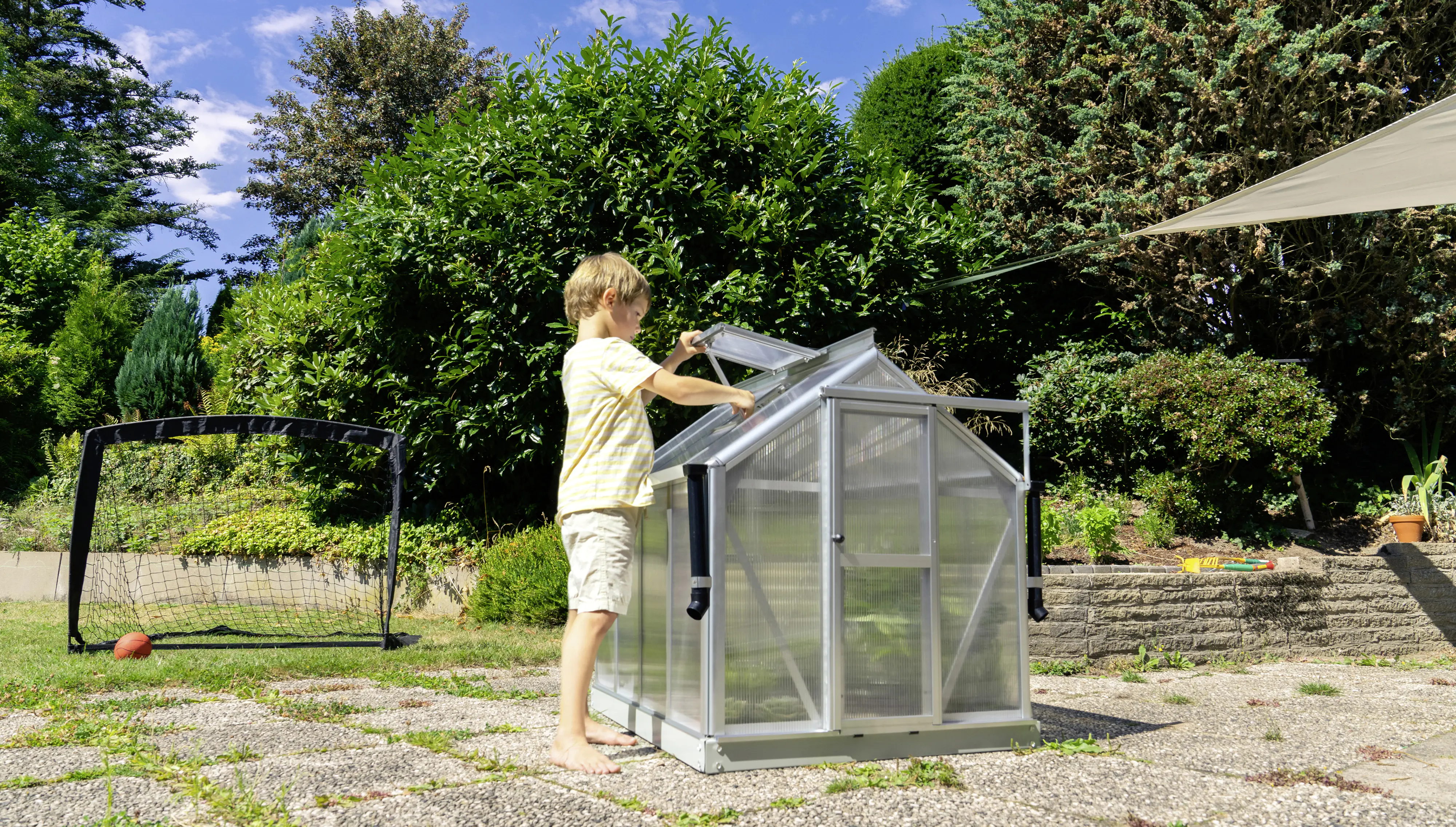 Vitavia Gewächshaus Merlin Alu 87 x 111 cm